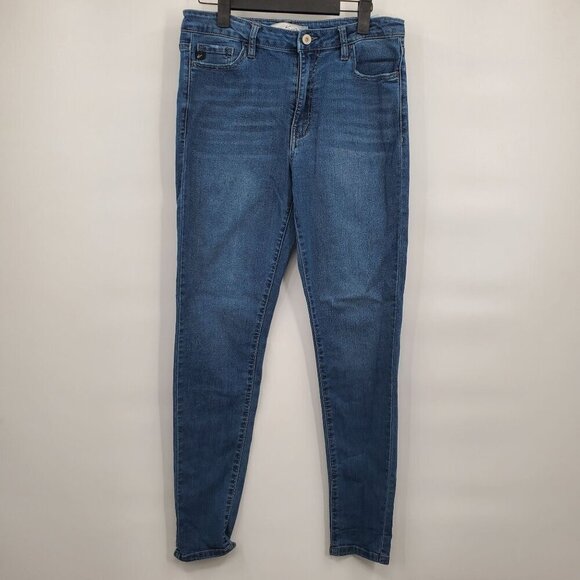 Kancan Mid Rise Skinny Leg Jeans Denim Pants Women Size 9 - Picture 1 of 12